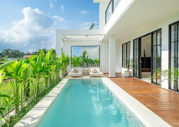 Casa Luma - Rice Field Luxury Retreat With Pool & Billiards * Убуд